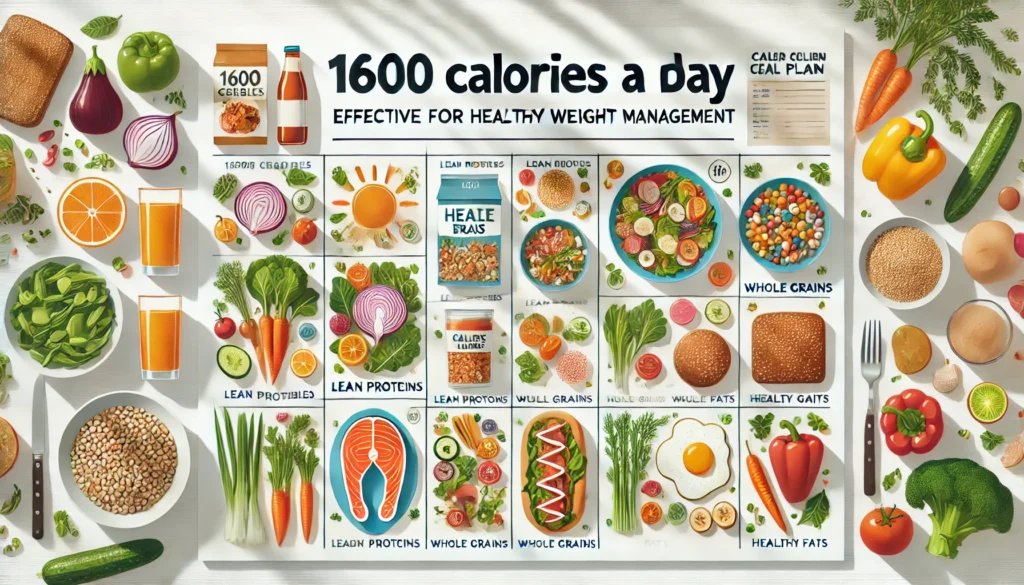 1600 calories a day